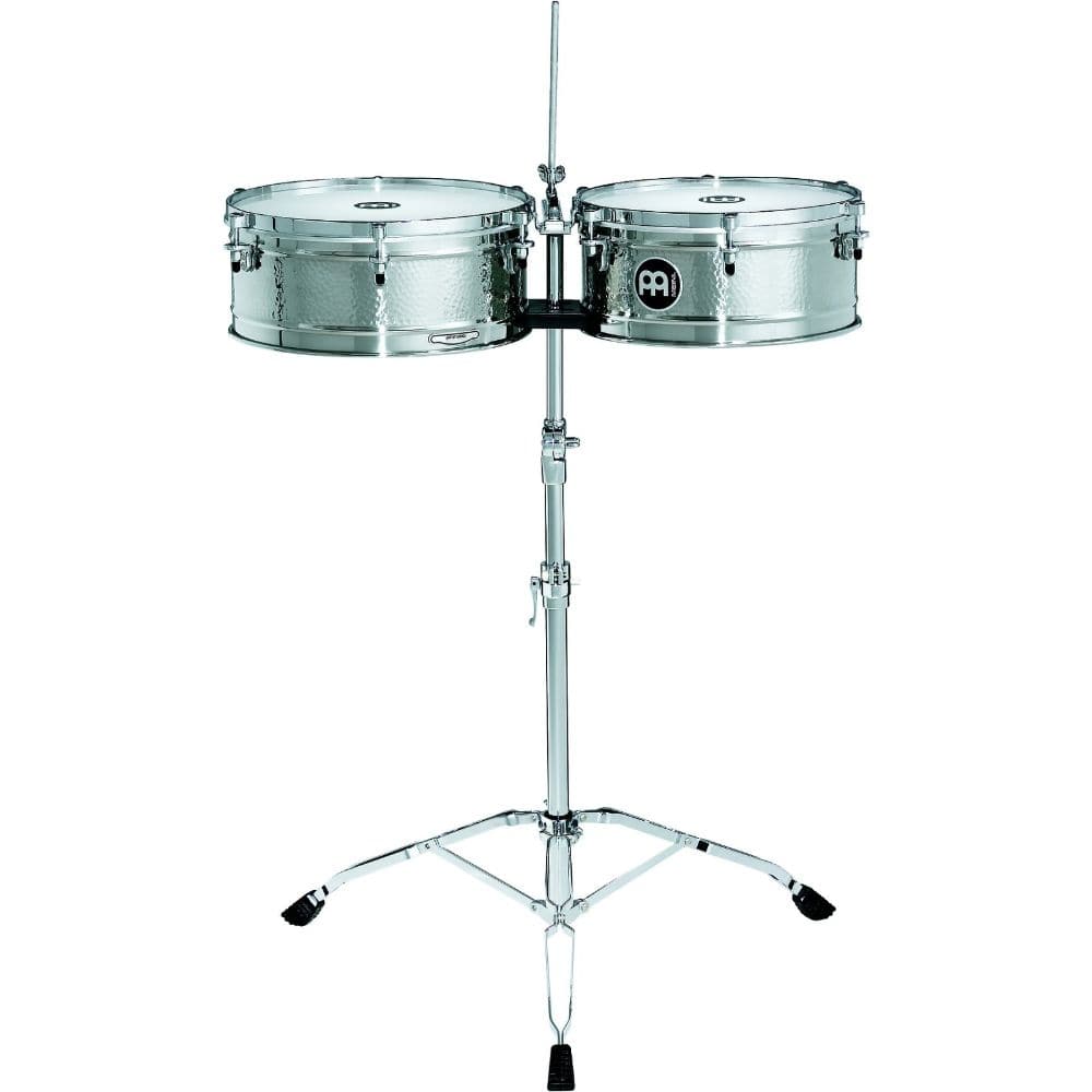 Meinl Artist Series Luis Conte Timbales 14 & 15 Hammered Steel