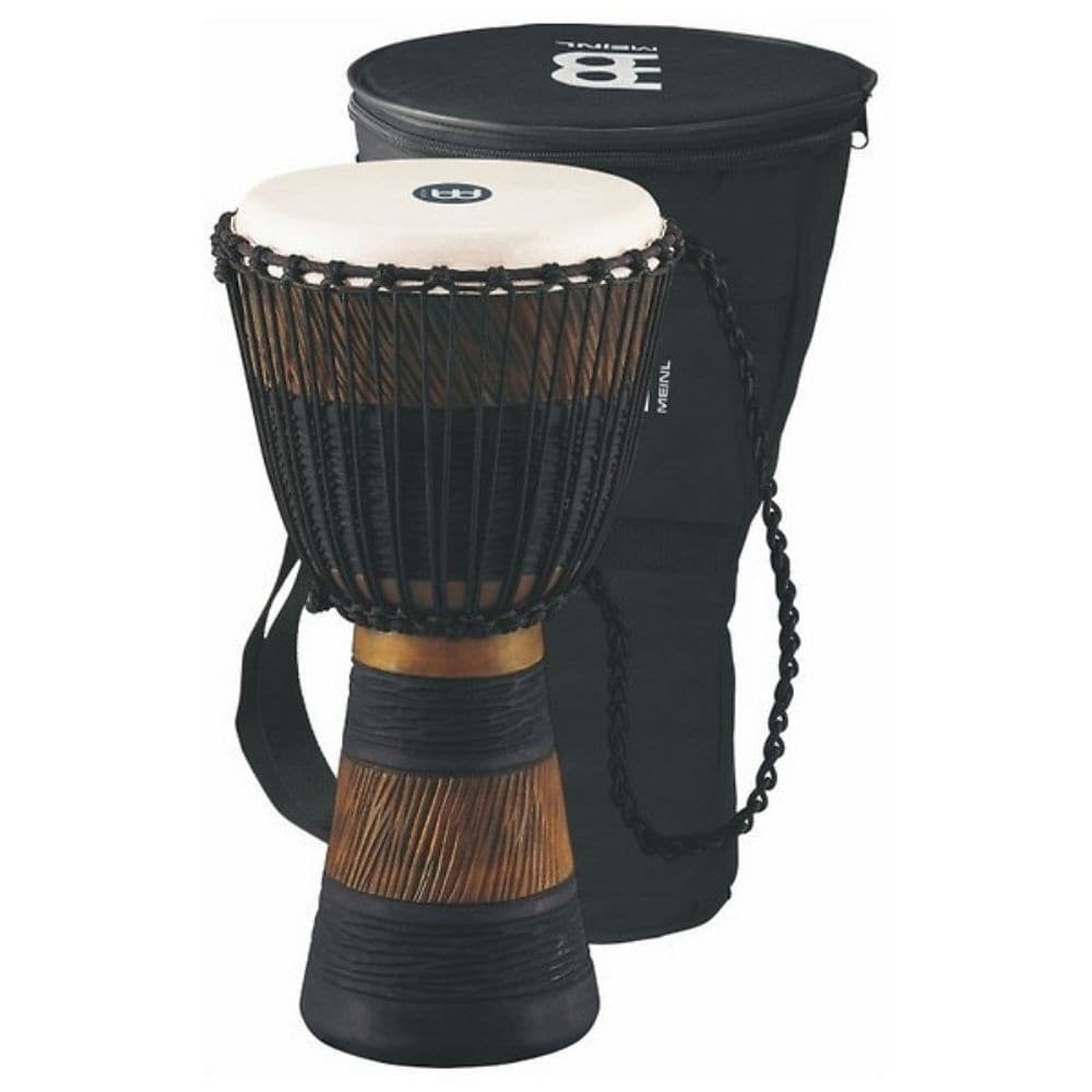 Meinl African Style Rope Tuned Djembe 10 Medium + Bag Earth Series