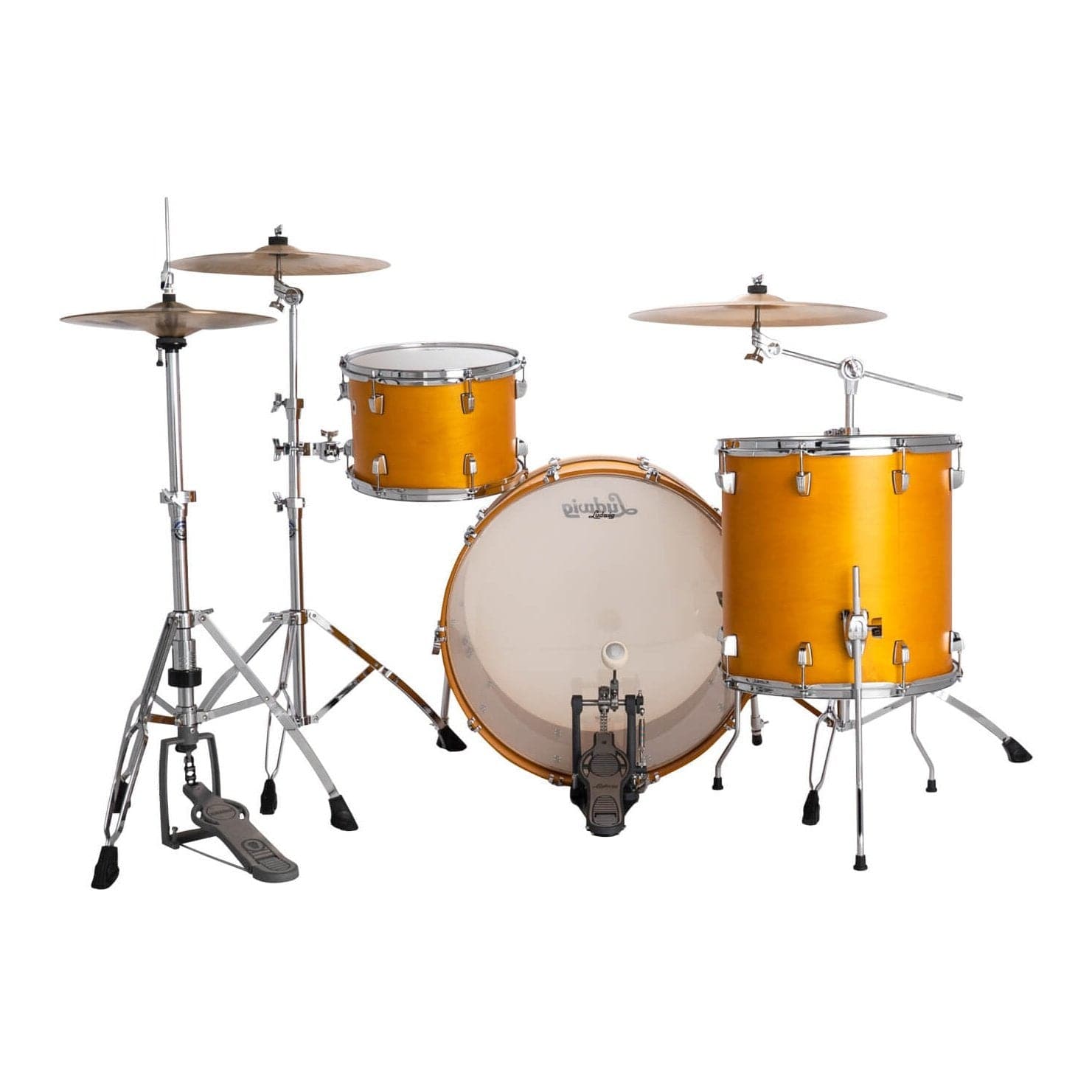 Ludwig Neusonic Pro Beat 3pc Drum Set Satin Golden Slumbers