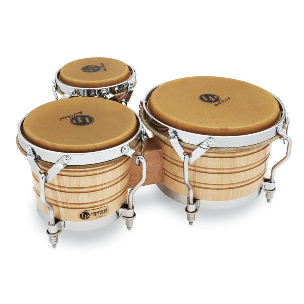 LP Generation III Triple Wood Bongos