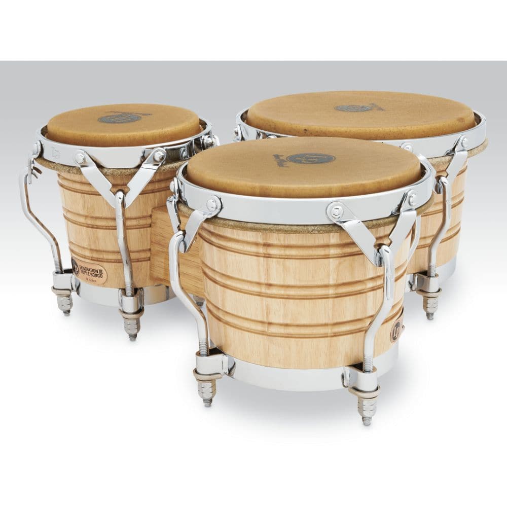 LP Generation III Triple Wood Bongos