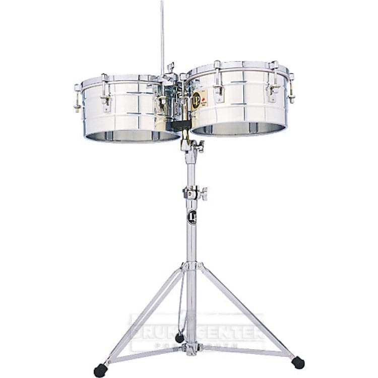 LP Tito Puente 14 & 15 Timbales - Stainless Steel