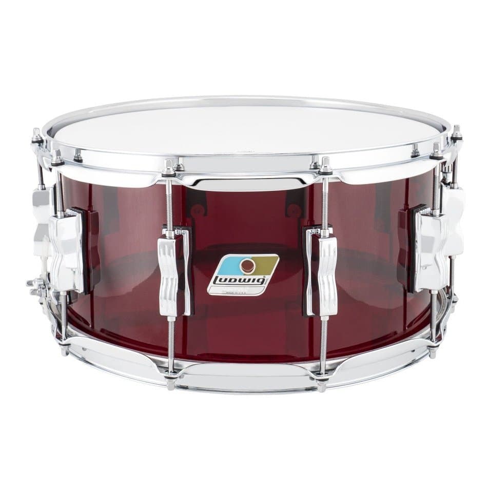 Ludwig Vistalite Snare Drum 14x6.5 Red