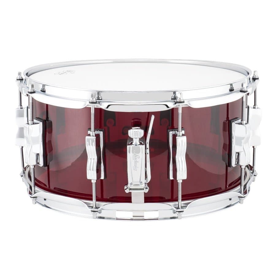 Ludwig Vistalite Snare Drum 14x6.5 Red