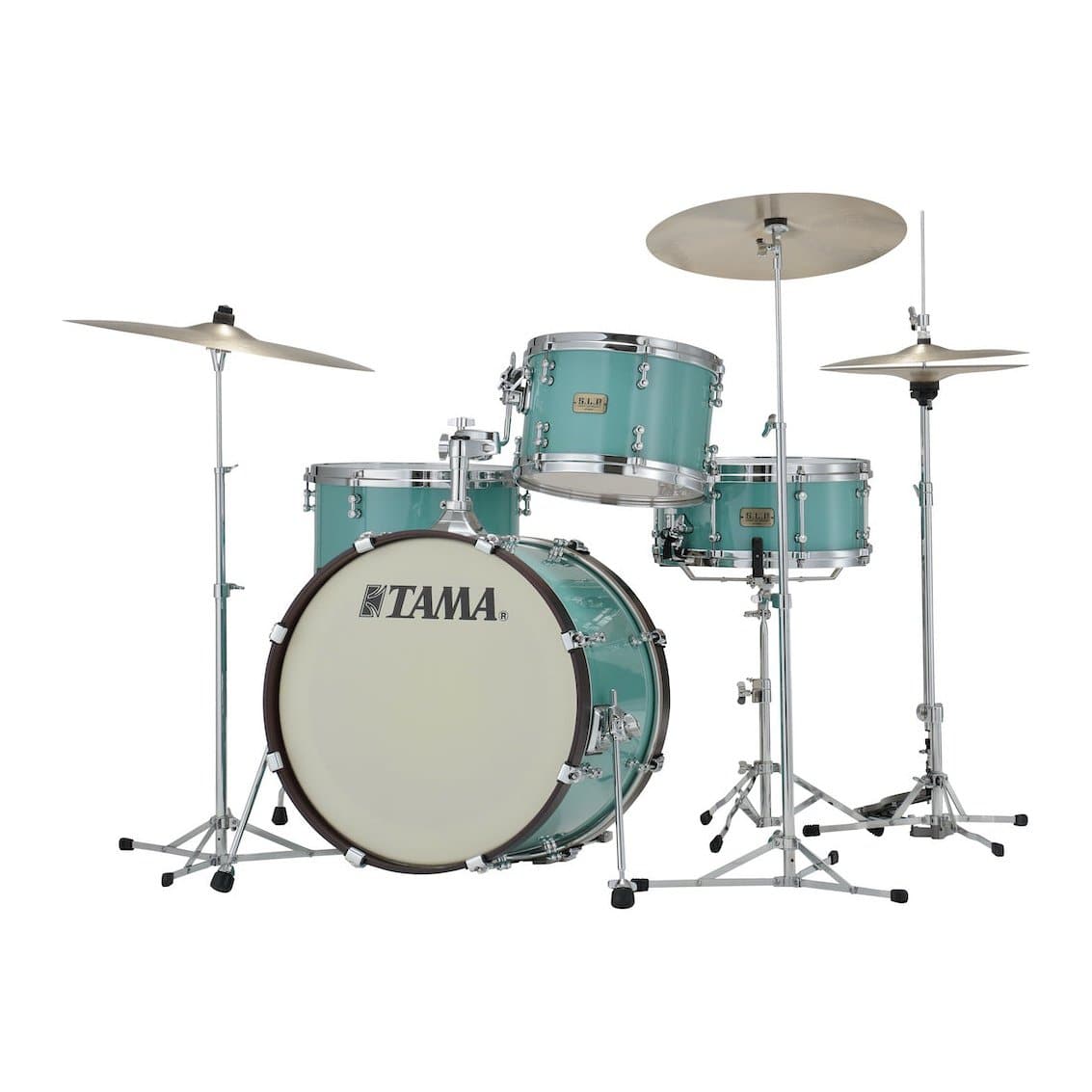 Tama S.L.P. Fat Spruce 3pc Drum Set w/ 20bd - Turquoise