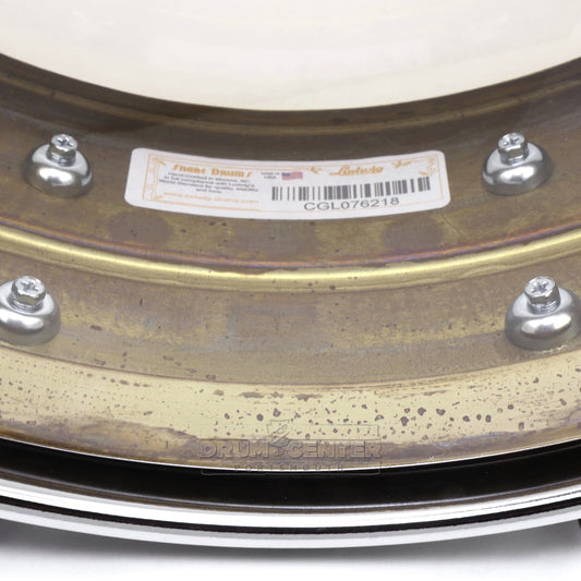 Ludwig LB454R Raw Brass Phonic Snare Drum 14x5