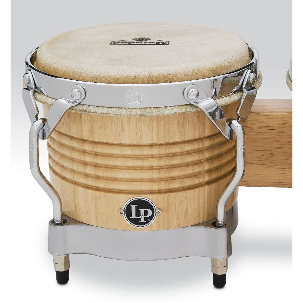 LP Matador Wood Bongos - Natural/Chrome