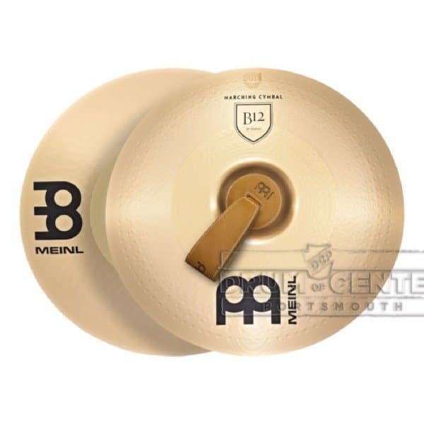 Meinl 20 B12 Bronze Marching Cymbals Medium, Pair