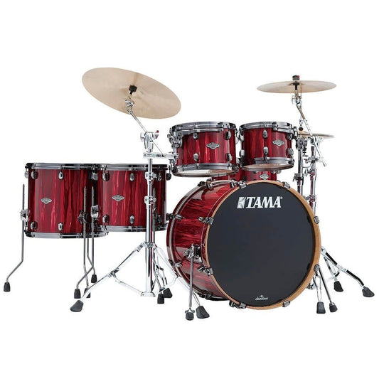Tama Starclassic Performer 5pc Drum Set Crimson Red Waterfall