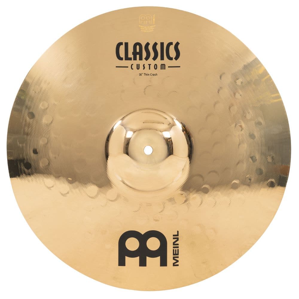 Meinl Classics Custom Brilliant Thin Crash Cymbal 16"