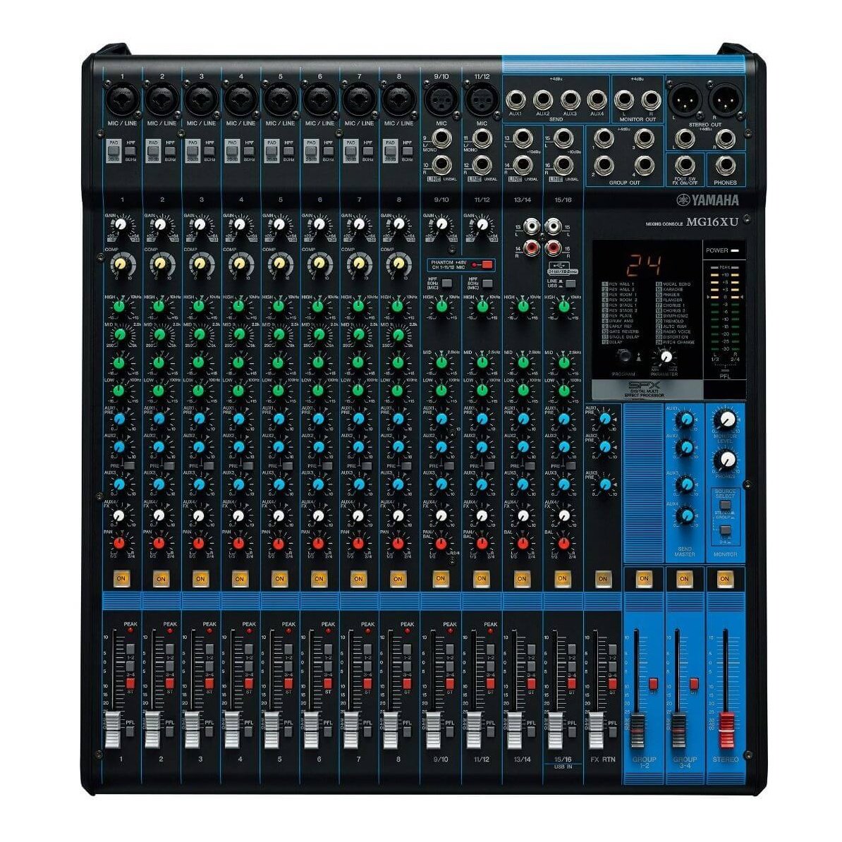 Yamaha MG16XU MG Series 16-input 6-Bus Mixer