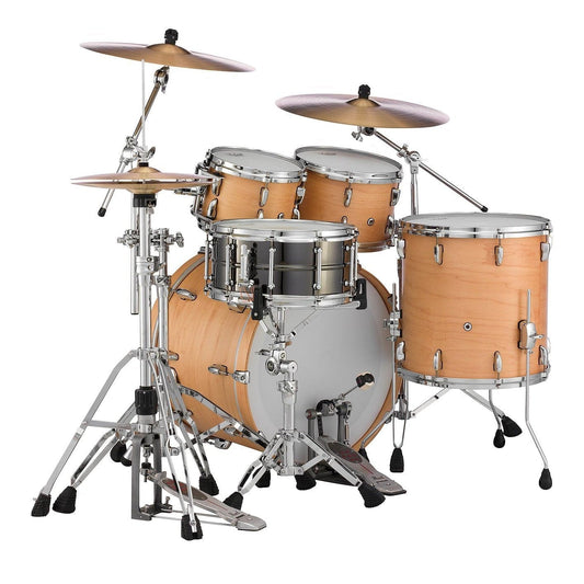 Pearl Masters Maple/Gum 4pc Drum Set Hand Rubbed Natural Finish