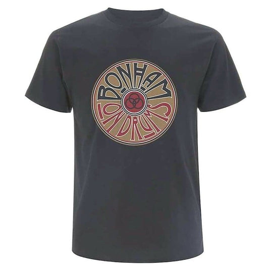 John Bonham On Drums T-Shirt - Coal Color - XL