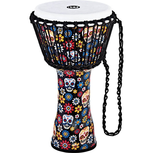 Meinl 10" Travel Djembe - Day Of The Dead Finish
