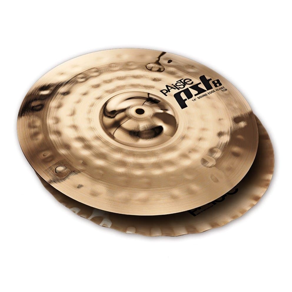 Paiste PST 8 Reflector Sound Edge Hi Hat Cymbals 14"