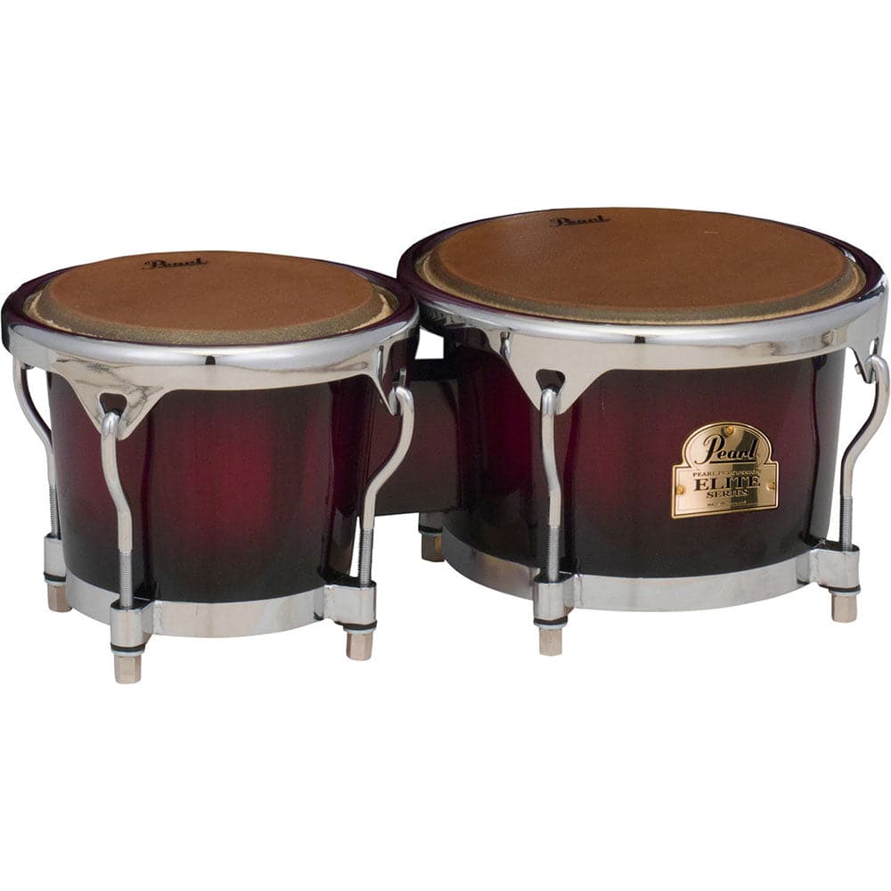 Pearl Elite Series Oak 7" & 9" Bongos Merlot Burst