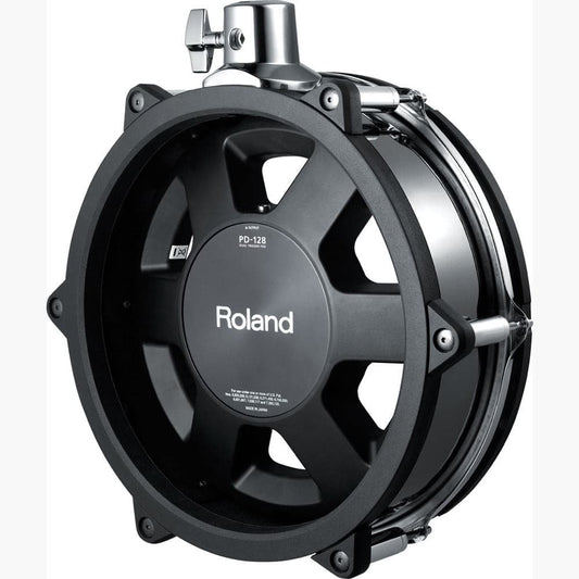 Roland PD-128-BC 12 Inch Dual Trigger Mesh V-Pad - Black Chrome