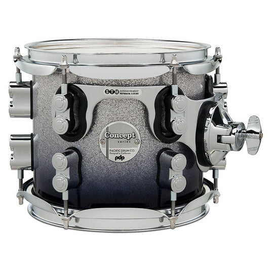 PDP Concept Maple Tom 8x7 Silver To Black Fade