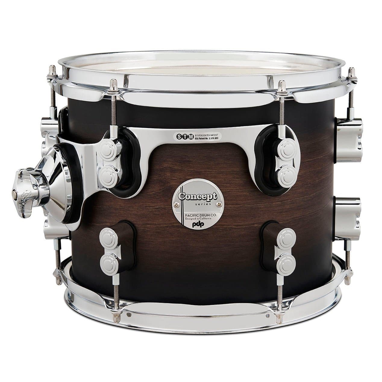 PDP Concept Maple Tom 10x8 Satin Charcoal Burst