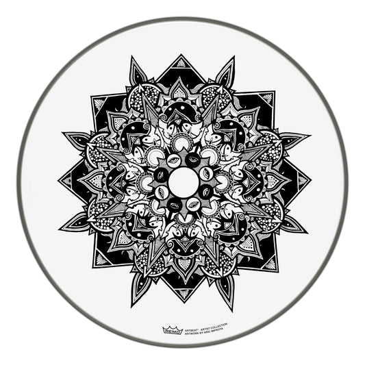 Remo ARTBEAT Artist Collection Drumhead - Aric Improta Disillusion 16"