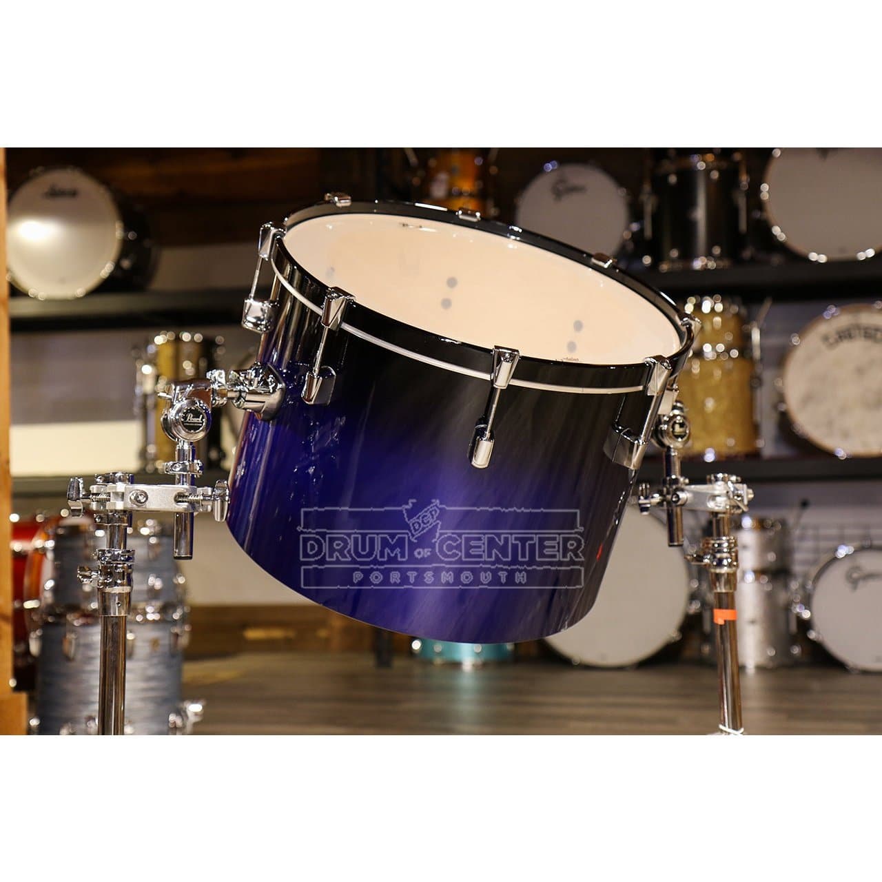 Pearl Decade Maple 20x14 Gong Bass Drum - Kobalt Blue Fade