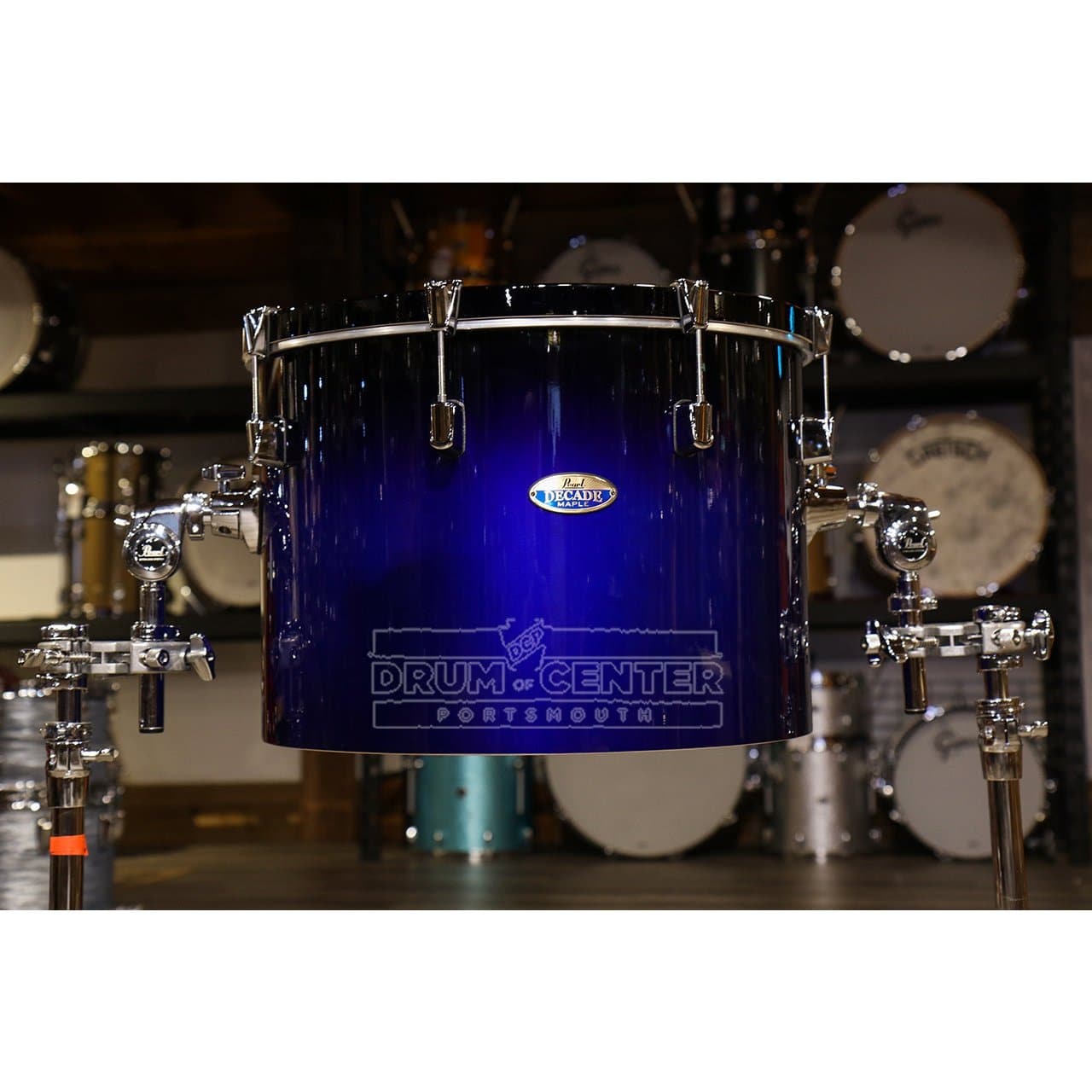 Pearl Decade Maple 20x14 Gong Bass Drum - Kobalt Blue Fade