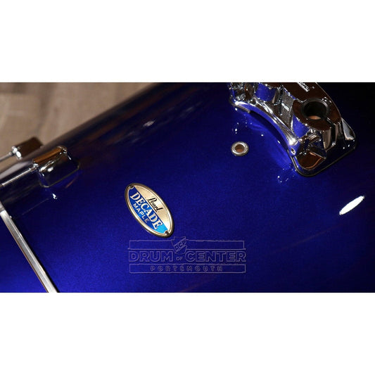 Pearl Decade Maple 22x18 Bass Drum With Mount - Kobalt Blue Fade