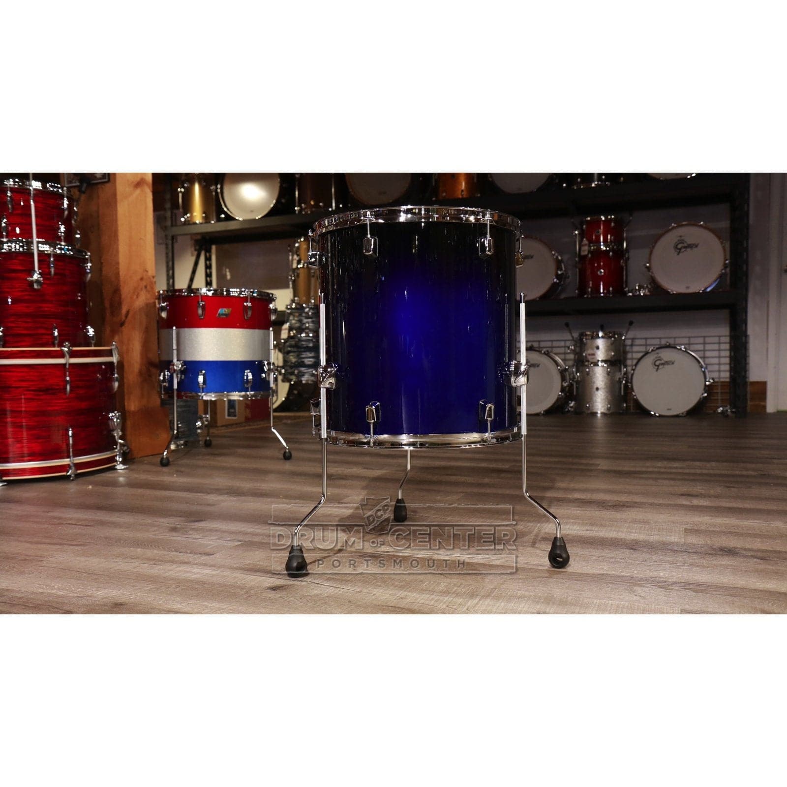 Pearl Decade Maple 16x16 Floor Tom- Kobalt Blue Fade