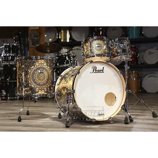 Pearl Masters Maple Complete 4pc Drum Set - Cain & Abel