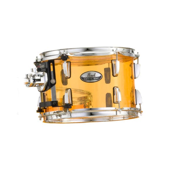 Pearl Crystal Beat Acrylic Tom Tom 12x8 Tangerine Glass