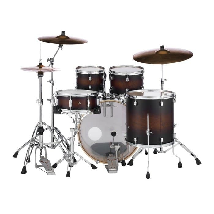 Pearl Decade Maple 5pc Drum Set w/20BD Satin Brown Burst