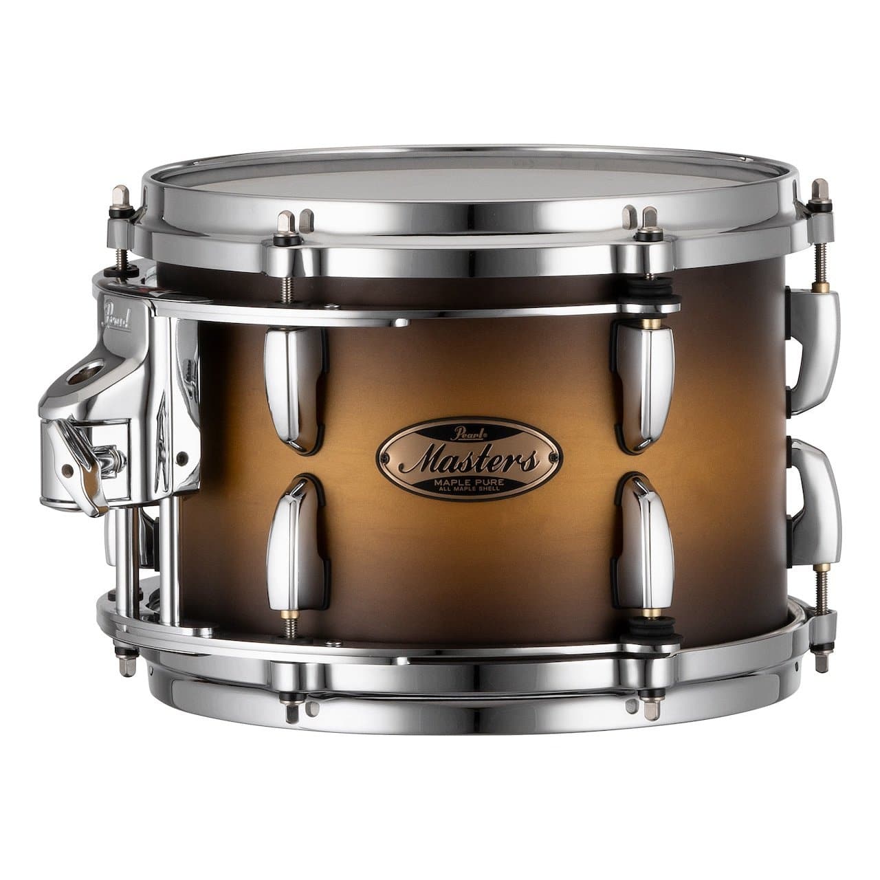 Pearl Masters Maple Pure Tom 10x7 w/L-Bracket R2 Mount Matte Olive Burst