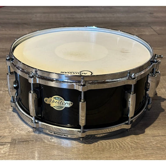 Used Pearl Masters Snare Drum 14x5.5 Black