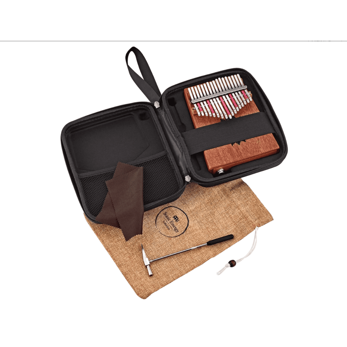 Meinl Sonic Energy Soundhole Pickup Kalimba C Major 17-Notes Mahogany