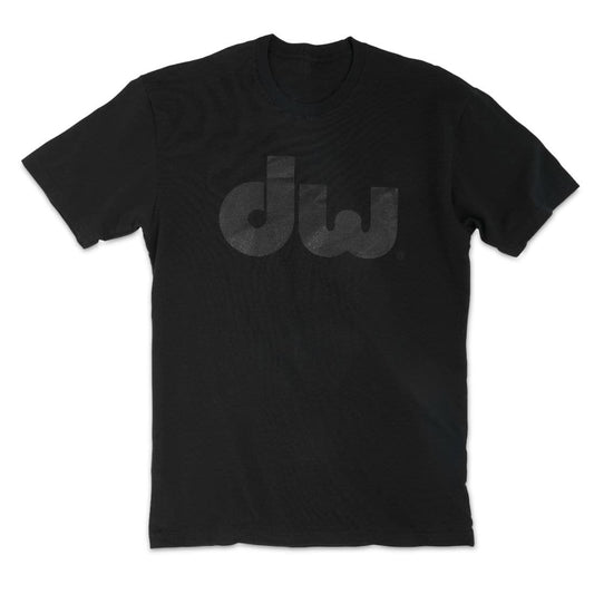 DW DC Foil Tee, Black/Black, Lrg