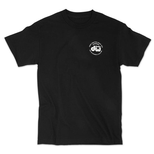 DW Black Heavy Cotton Short Sleeve Tee With Corporate Logo - XL
