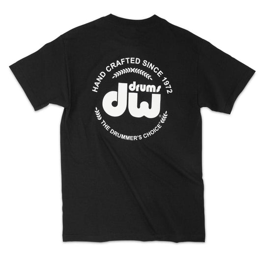 DW Black Heavy Cotton Short Sleeve Tee With Corporate Logo- XXXL