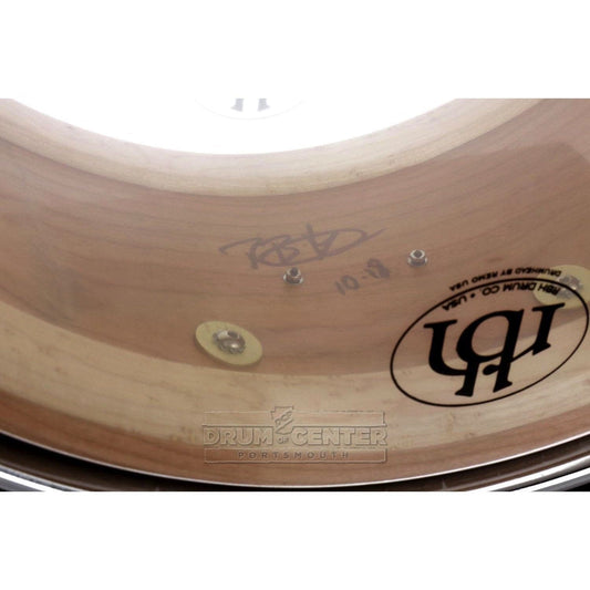 RBH Prestige Solid Cherry Snare Drum 14x6.5 w/ Engraved Lugs + FREE Case