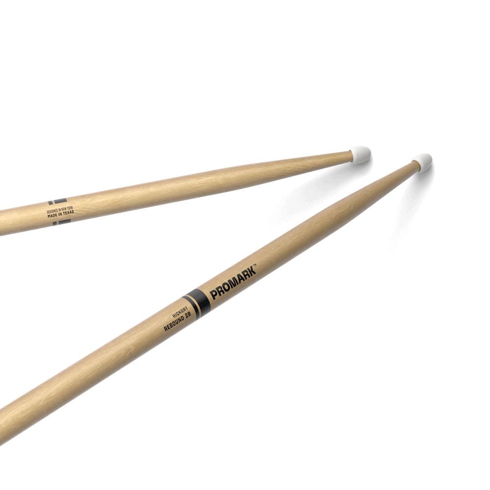 Promark Rebound 2B Hickory Nylon Tip Drumstick