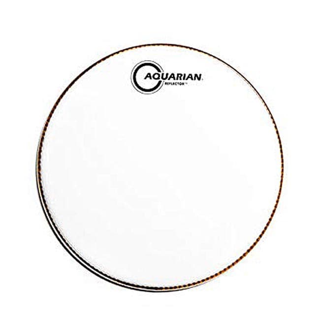 Aquarian Ice White Reflector Superkick Bass Drumhead 24"