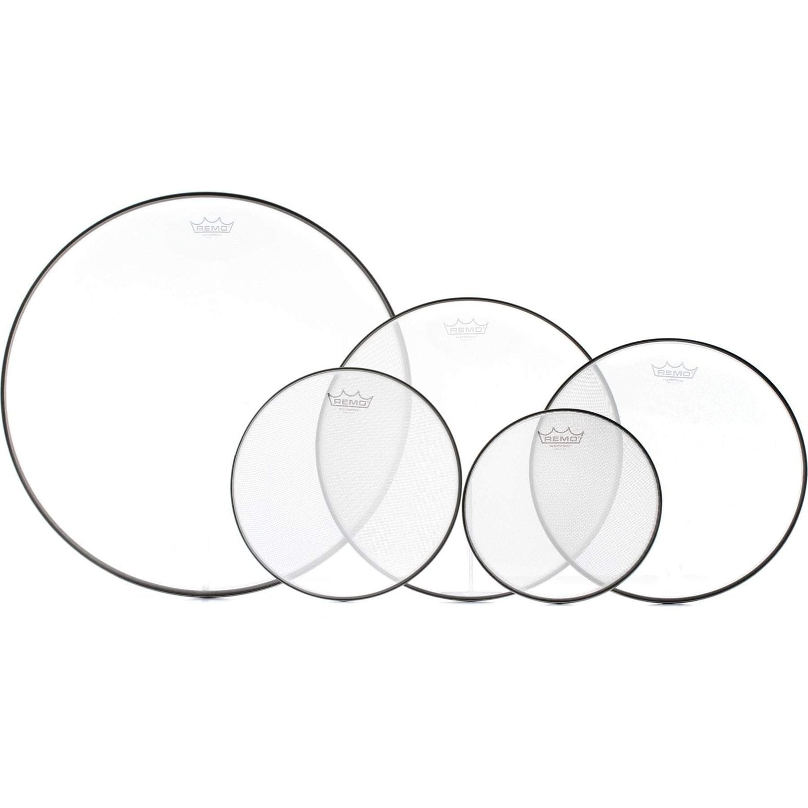 Remo Silentstroke Drum Head Pack 10/12/14/16/22