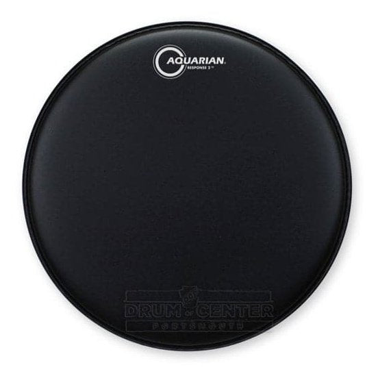 Aquarian Texture Coated Response 2 Drum Head 10 Black