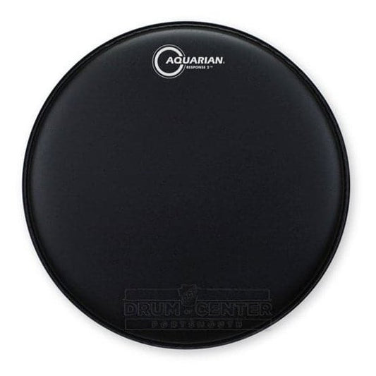 Aquarian Snare/Tom Heads : Texture Coated Response 2 Drumhead 06 Black