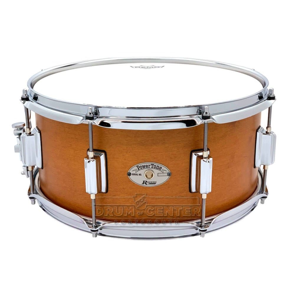 Rogers Tower Limited Edition Snare Drum 14x6.5 Satin Fruitwood Stain