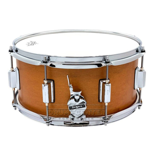 Rogers Tower Limited Edition Snare Drum 14x6.5 Satin Fruitwood Stain