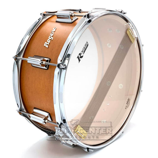 Rogers Tower Limited Edition Snare Drum 14x6.5 Satin Fruitwood Stain