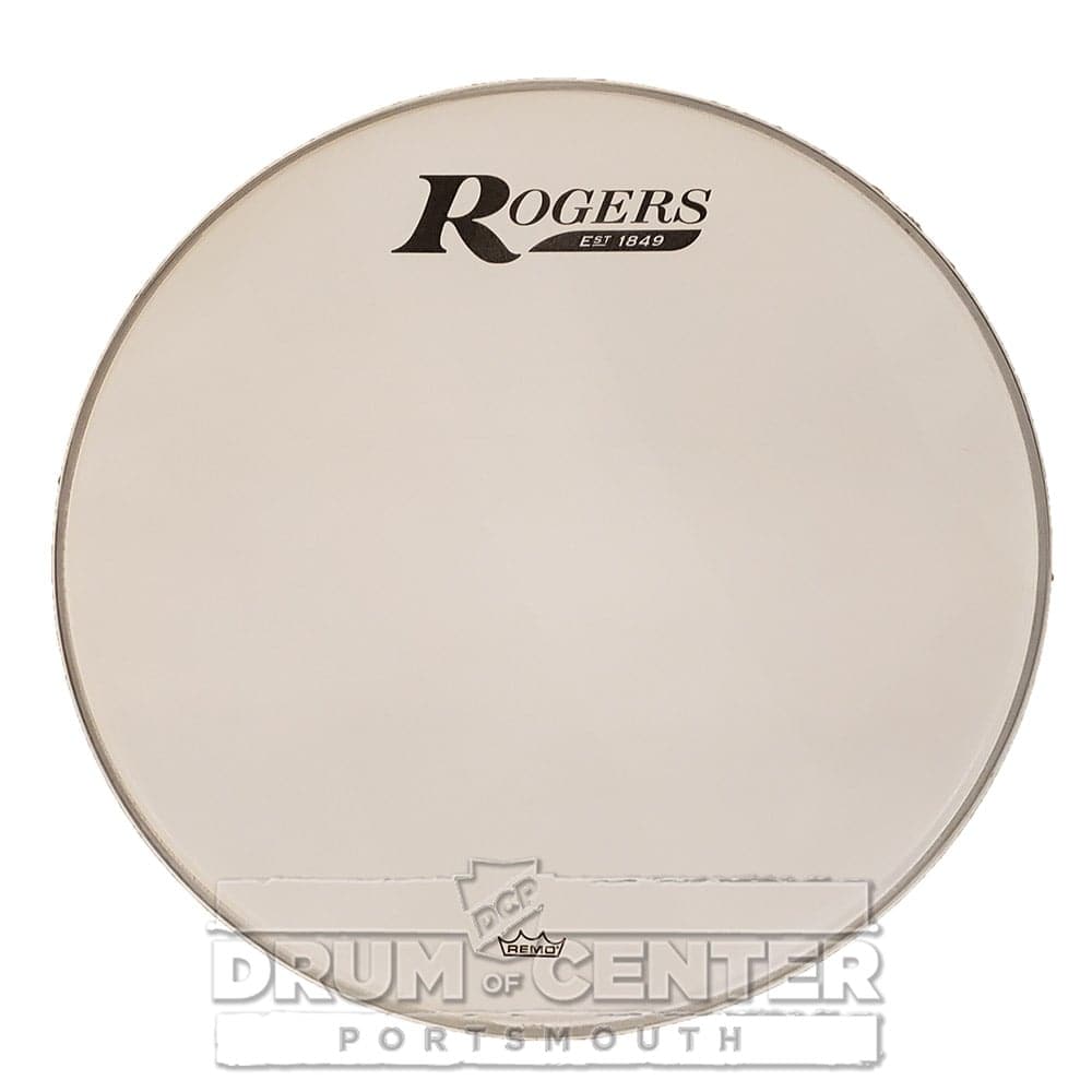 Rogers Bass Drum Head 22" Coated w/Large Logo