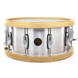 Gretsch S1-6514A-WH Full Range Aluminum Snare Drum 14x6.5 w/Wood Hoops