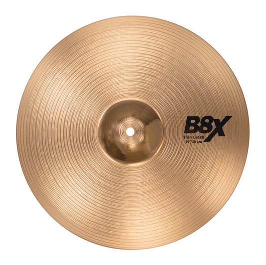 Sabian B8X Thin Crash Cymbal 15"