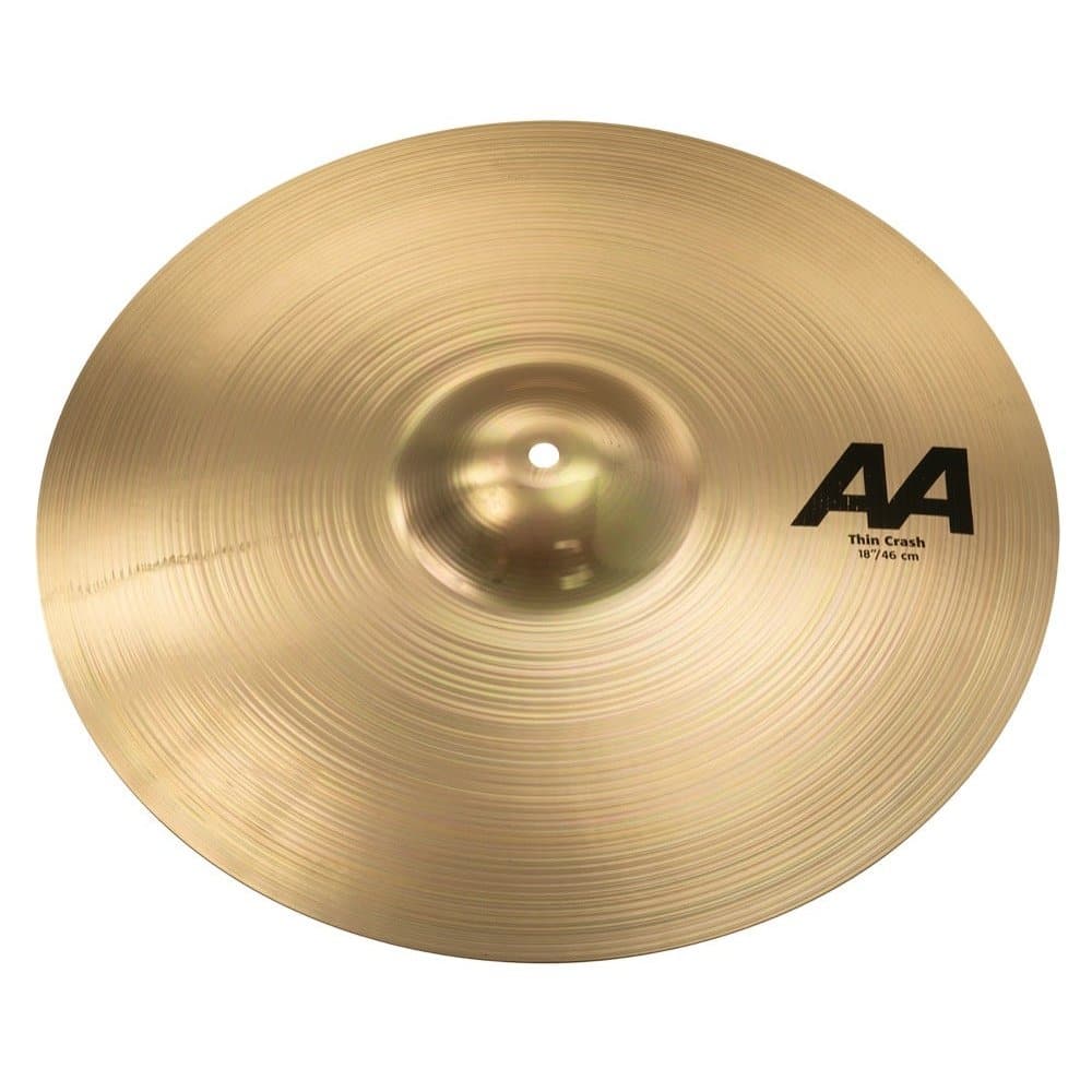 Sabian 18" AA Thin Crash Brilliant Finish